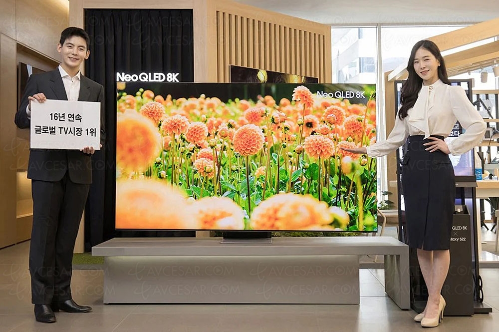 Samsung, leader mondial du marché&nbsp;TV 2021 pour la 16e&nbsp;année&nbsp;consécutive