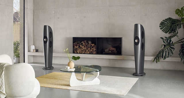 Kef Blade One Meta, enceinte Hi‑Fi ultime à la sauce métamatériaux