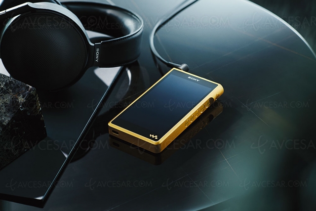 Sony NW-WM1ZM2 Signature, Walkman Hi‑Fi premium Android 11.0 plaqué or