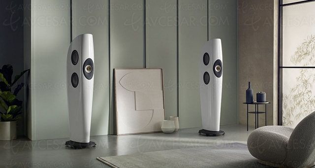 Kef Blade Two Meta, enceinte Hi‑Fi ultime à la sauce métamatériaux, bis