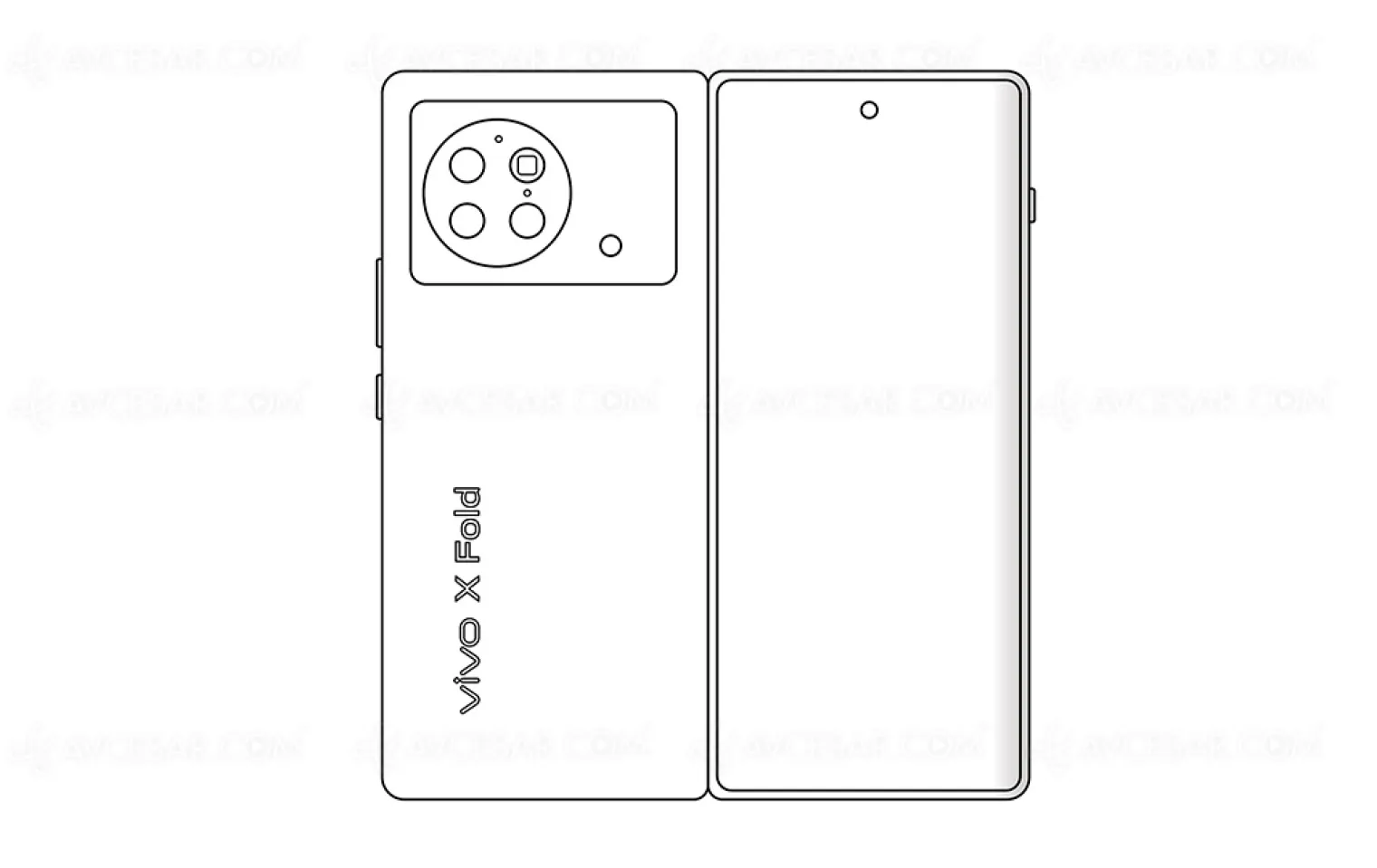 Vivo X Fold, premières images du smartphone pliable