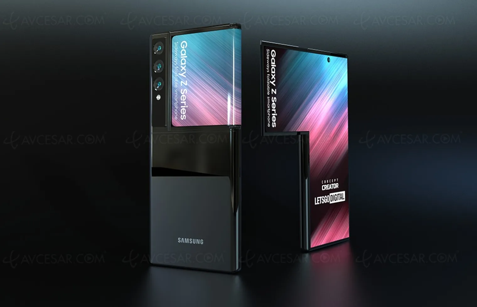 Smartphone Samsung pliable… en « L » ?