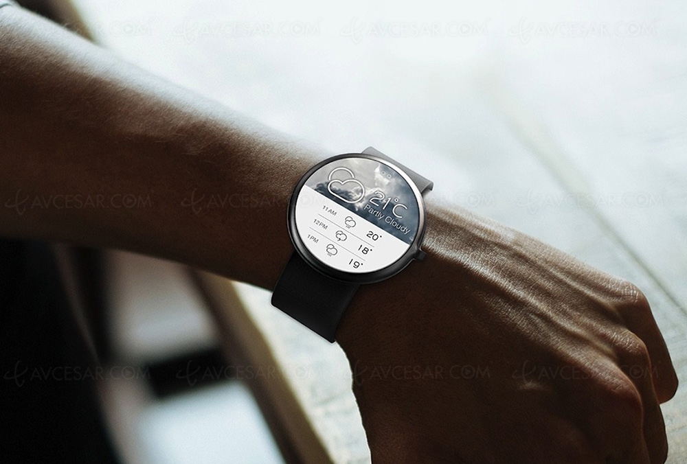 Montre connectée 2025 analogique