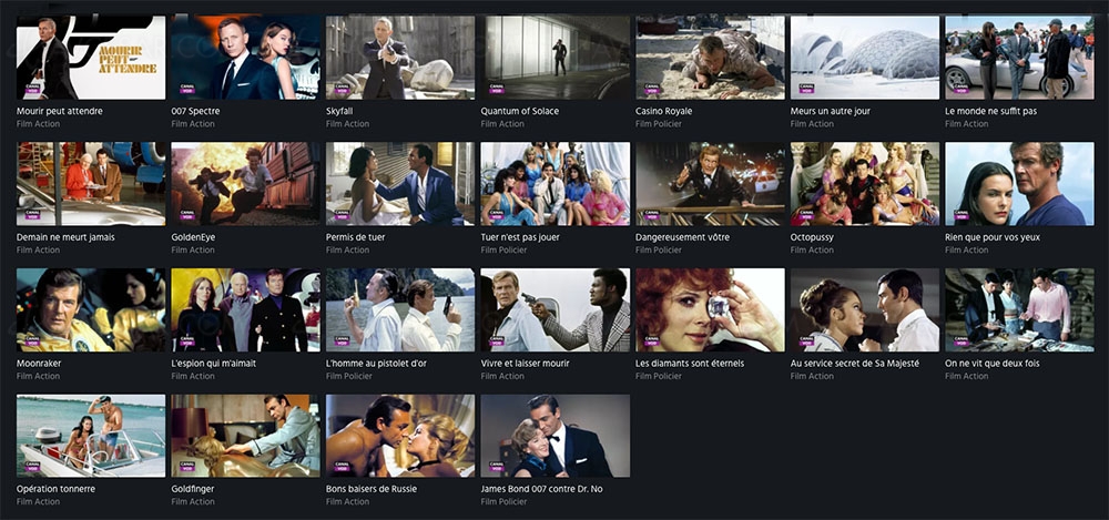 Tout James Bond sur Canal+&nbsp;en&nbsp;avril