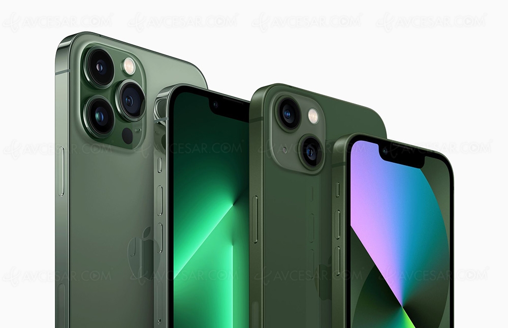 iPhone 13, en vert et&nbsp;contre&nbsp;tous