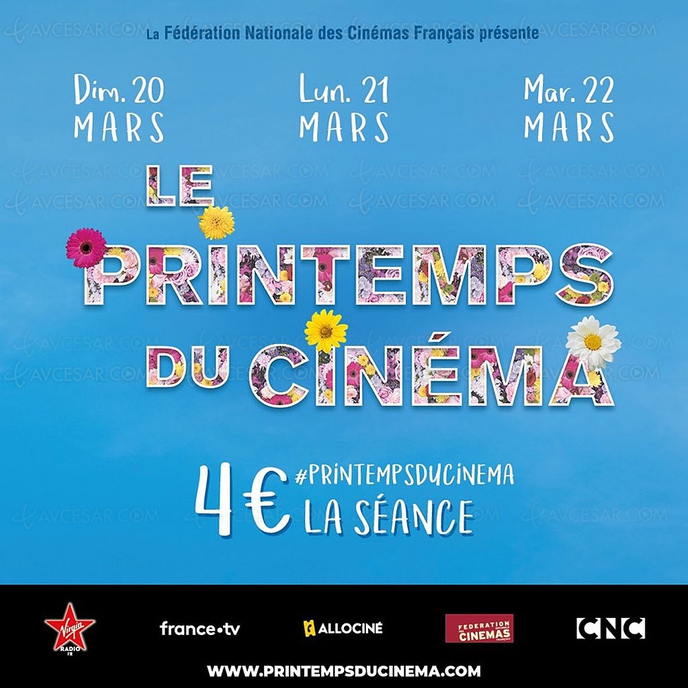 Printemps du cinéma, dès ce dimanche&nbsp;20&nbsp;mars