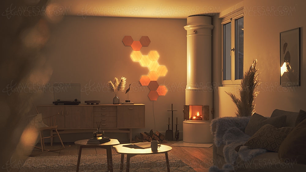 Sortez de l’hiver avec les panneaux éclairants&nbsp;Nanoleaf