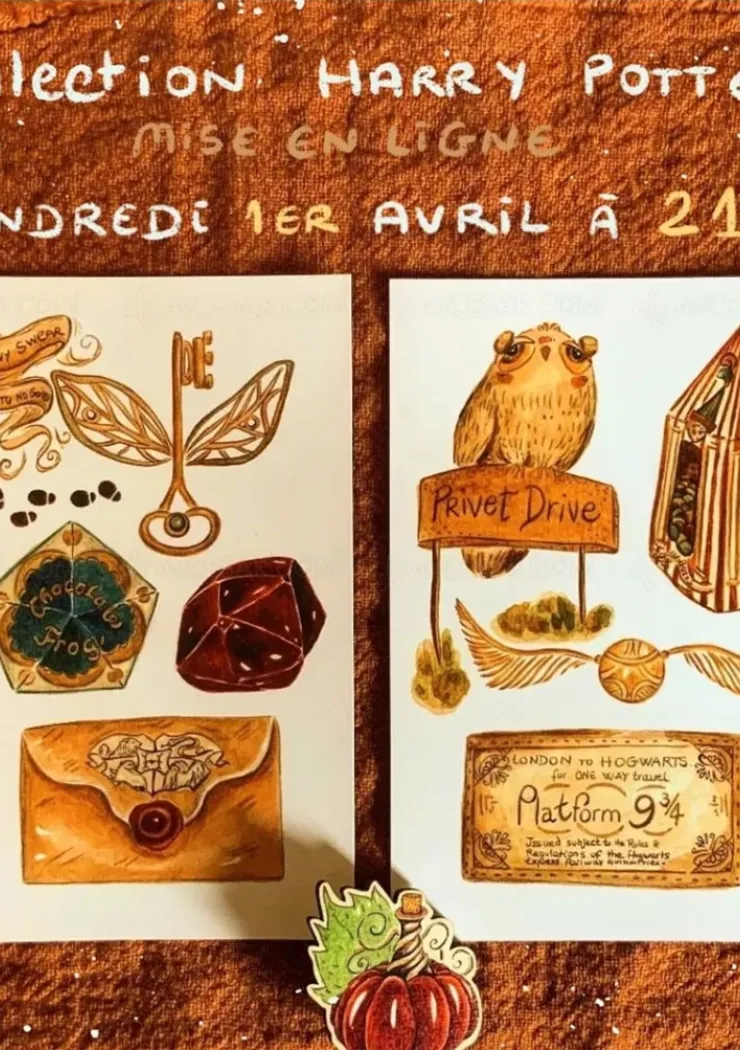 Les jolies créations Happy Potter de l'artiste Le Prince au petit pois