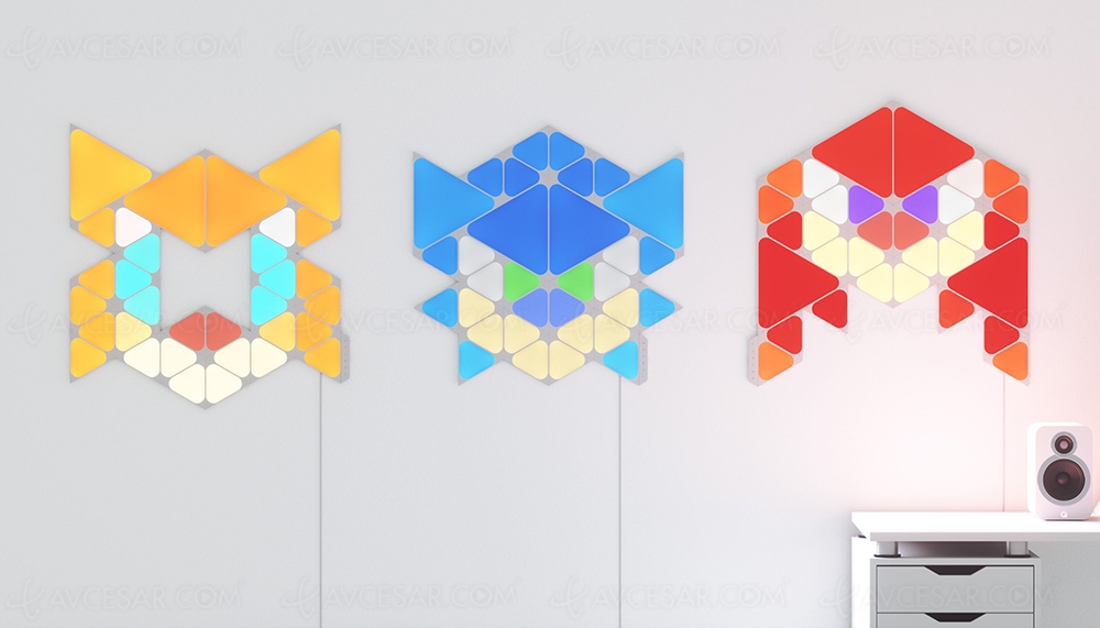 Éclairages Nanoleaf Shapes édition spéciale&nbsp;Sonic&nbsp;2