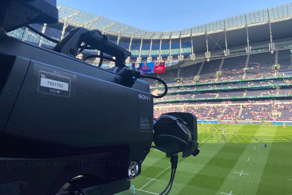 Diffusion live 8K&nbsp;HDR d'un match de rugby, première&nbsp;mondiale