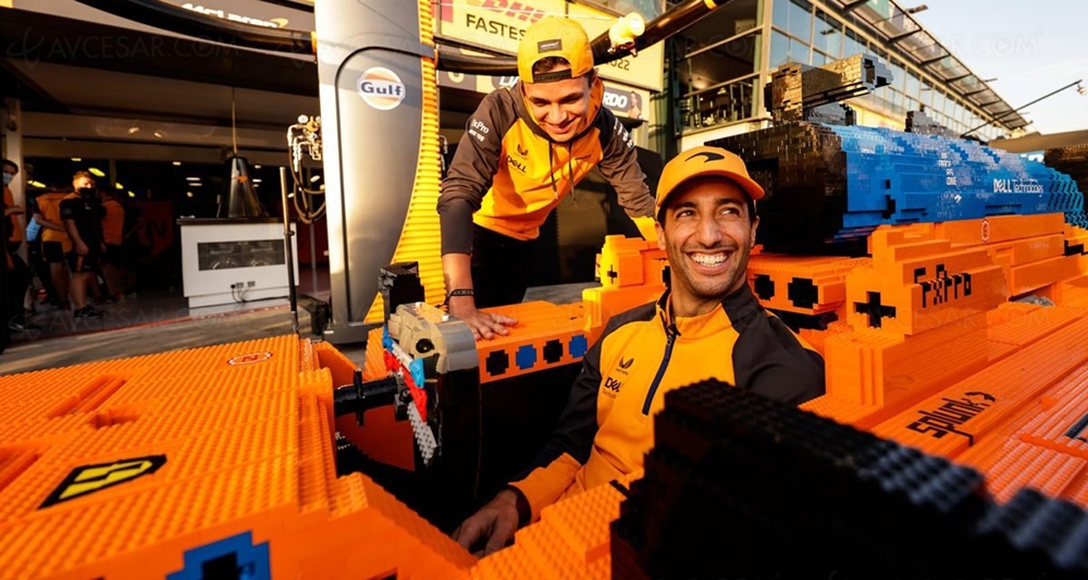Formule 1 en Lego, à&nbsp;taille&nbsp;réelle&nbsp;!