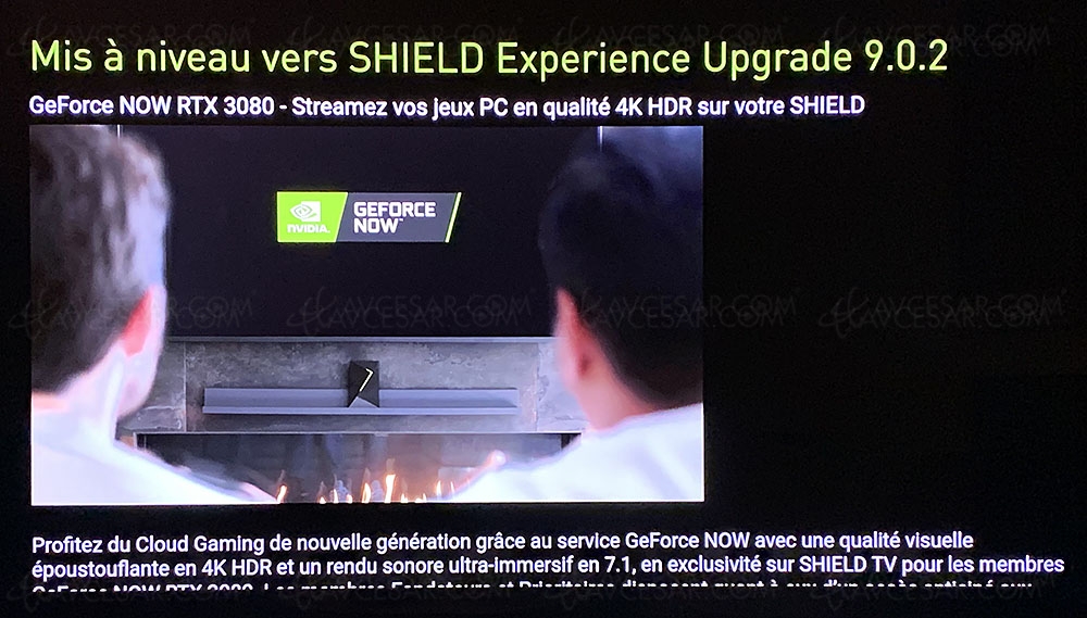 Mise à jour nVidia Shield Experience&nbsp;9.0.2 (Android&nbsp;11)&nbsp;: correction de&nbsp;bugs&nbsp;multiples