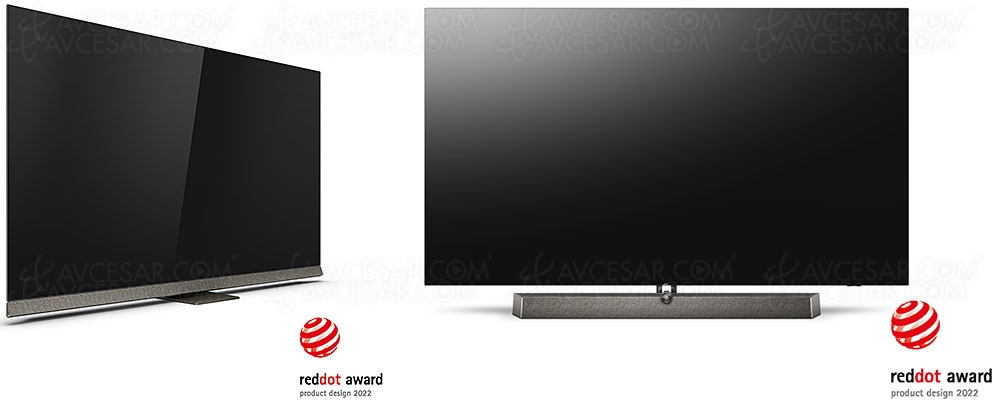 4 prix Red Dot Product Design Awards&nbsp;2022 pour&nbsp;Philips (dont les TV&nbsp;OLED907 et&nbsp;OLED937)