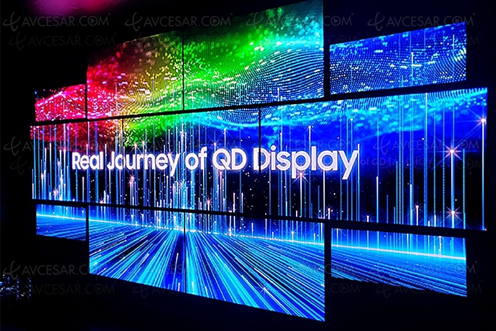 Panneaux QD&nbsp;Oled Samsung Display, rendement&nbsp;de&nbsp;75%