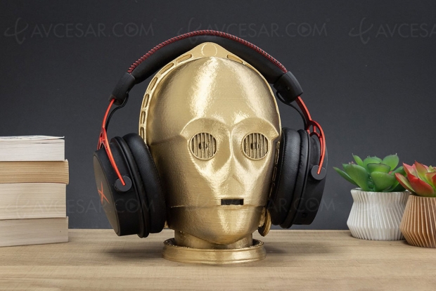 Support Star Wars pour casque audio : sur la tête de Skywalker !