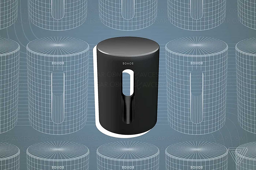Sonos Sub Mini en approche, design&nbsp;circulaire