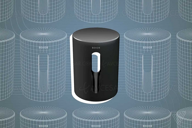 Sonos Sub Mini en approche, design circulaire
