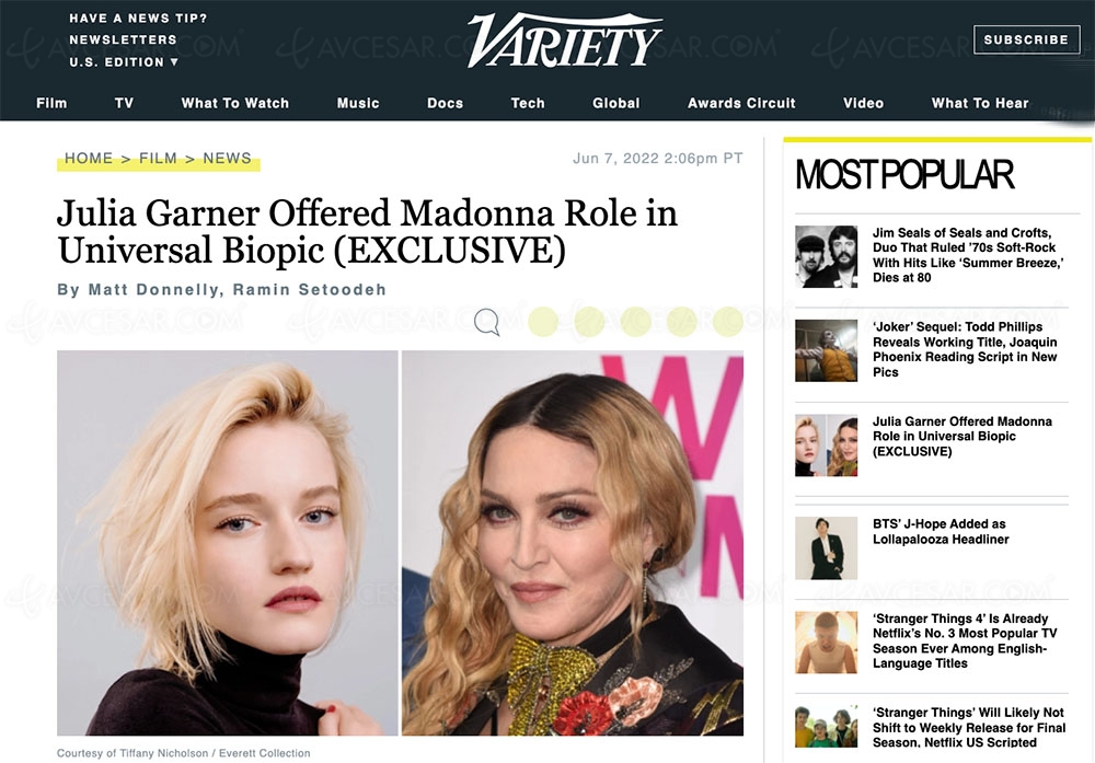 Une star d'Ozark va incarner Madonna dans&nbsp;son&nbsp;biopic