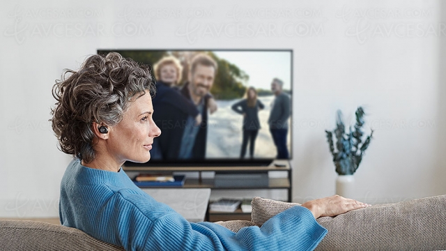 Sennheiser TV Clear Set, écouteurs True Wireless unipersonnels