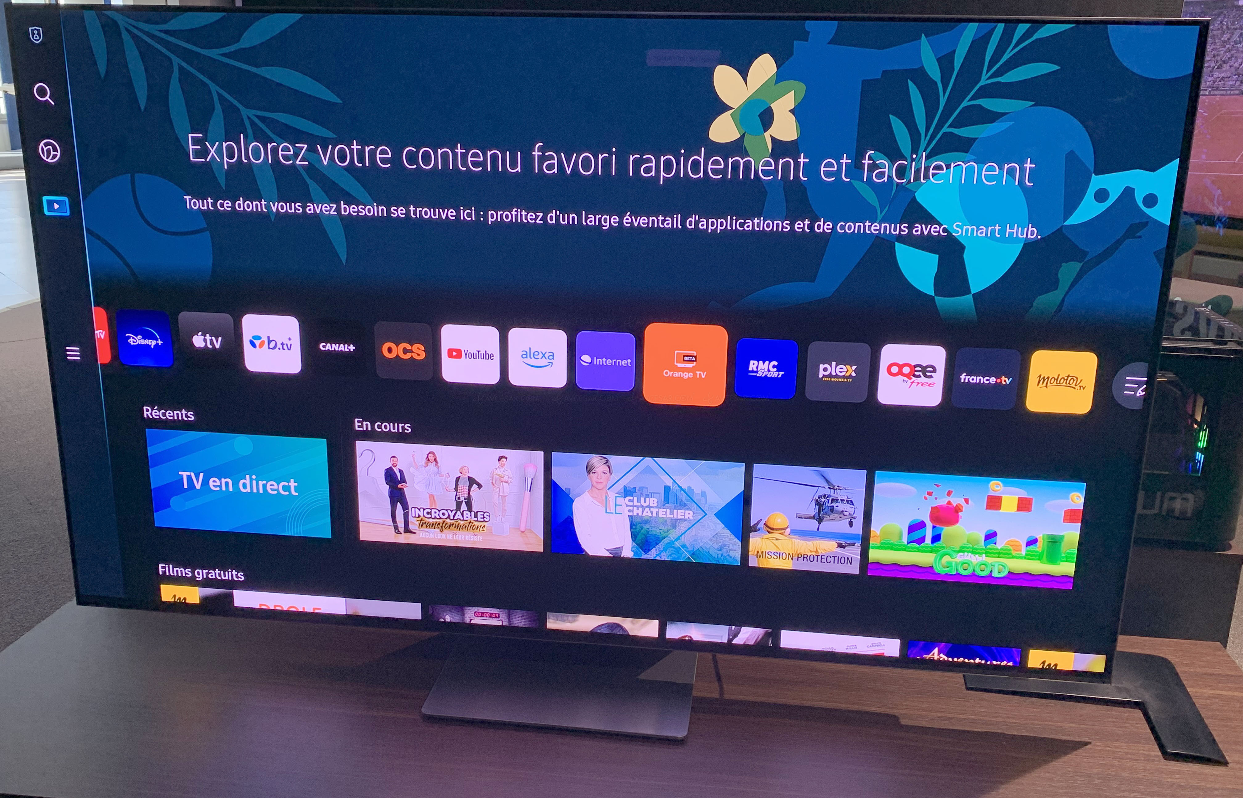 TV d'Orange disponible sur Smart&nbsp;TV Samsung sans box/décodeur&nbsp;TV