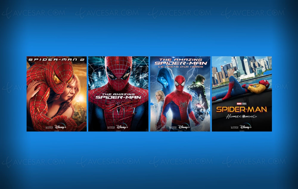 Spider-Man&nbsp;: 4&nbsp;aventures et 3&nbsp;générations d'acteurs sur Disney+ le&nbsp;17&nbsp;juin