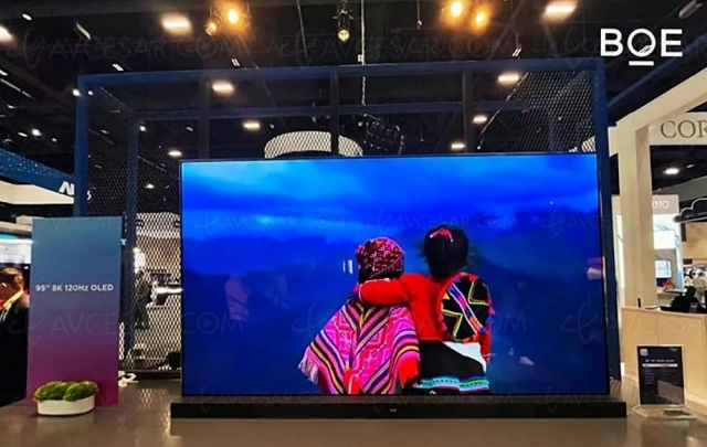 BOE nouvel acteur chinois du marché TV Oled avec des modèles 55'', 65'', 75''/77'', 85''/88'' et 95''