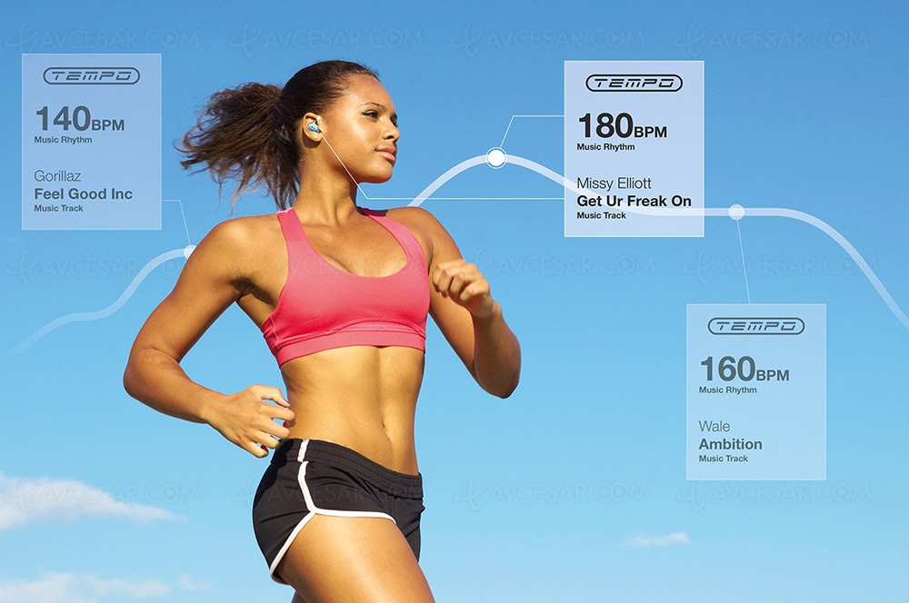 Calez le «&nbsp;Tempo&nbsp;» de la musique au rythme de&nbsp;vos&nbsp;mouvements