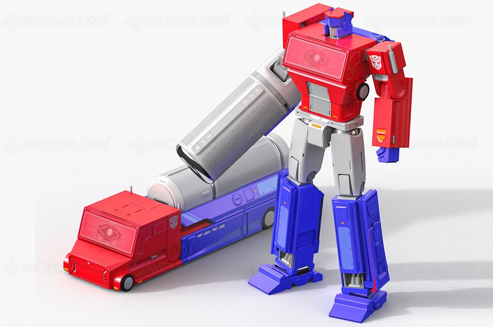 Enceinte Bluetooth Transformers, robot pour&nbsp;être&nbsp;vrai