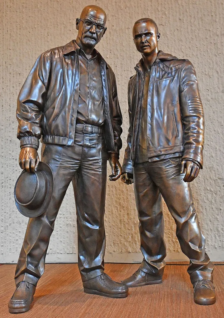 statues-breaking-bad-a-albuquerque-du-bronze-pour-eisenberg-et-pinkman