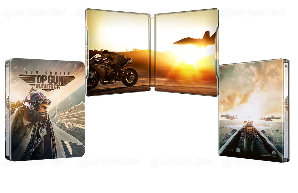 Top Gun&nbsp;: Maverick, 4K&nbsp;Ultra&nbsp;HD Steelbook au top&nbsp;en&nbsp;vue