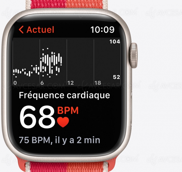 Apple Watch, détecteur de crises cardiaques