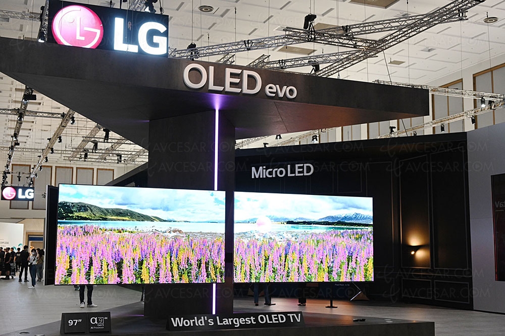 IFA 22 > LG OLED97G2 (97'', 246&nbsp;cm)&nbsp;: 25&nbsp;000&nbsp;€, en vente&nbsp;fin&nbsp;d'année