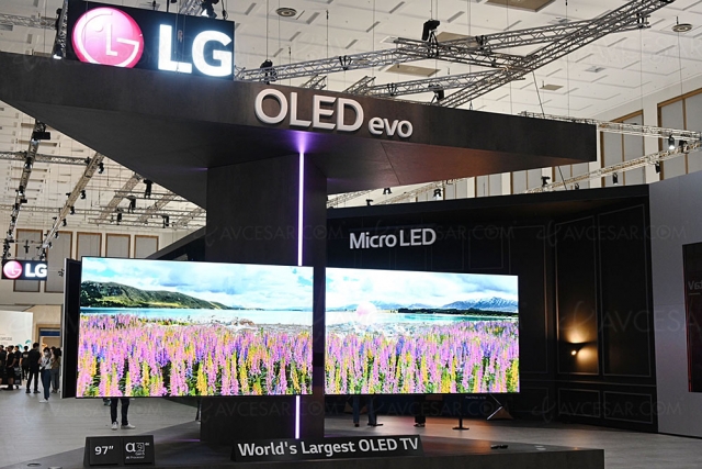 IFA 22 > LG OLED97G2 (97'', 246 cm) : 25 000 €, en vente fin d'année