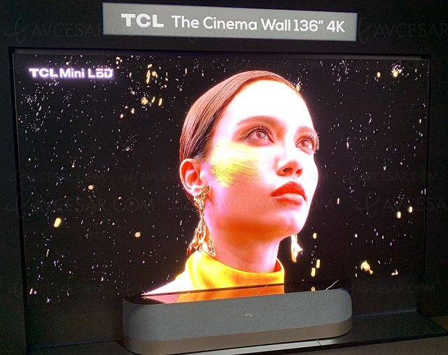IFA 22 > TCL The Cinema Wall, TV Micro LED 136'' (345 cm)