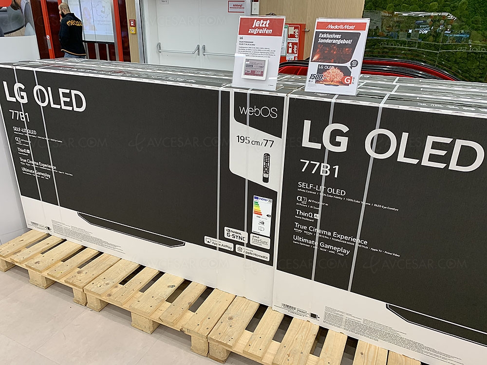 TV Oled Ultra HD 4K LG&nbsp;OLED77B1 (196&nbsp;cm) à&nbsp;1&nbsp;500&nbsp;€&nbsp;!