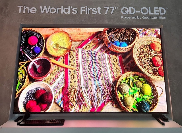 Panneau TV QD Oled Samsung Display 77'' dévoilé à la conférence IMID 2022