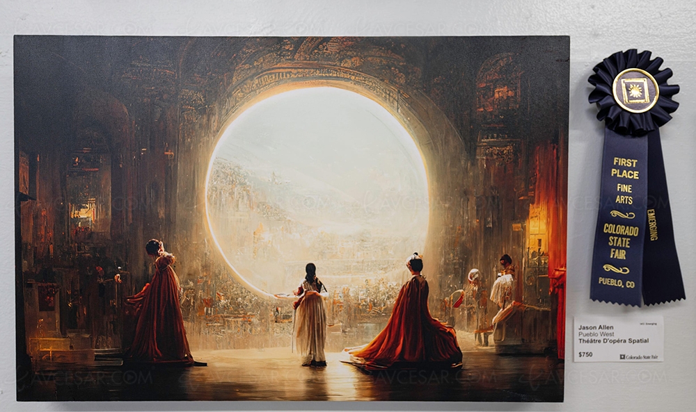 Tableau primé, peint par… une intelligence&nbsp;artificielle