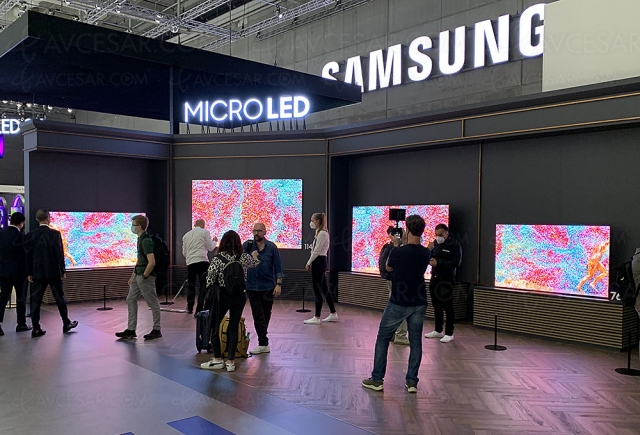 IFA 22 > TV Micro LED Samsung : 76'', 89'', 101'' et 114'' en démonstration à Berlin
