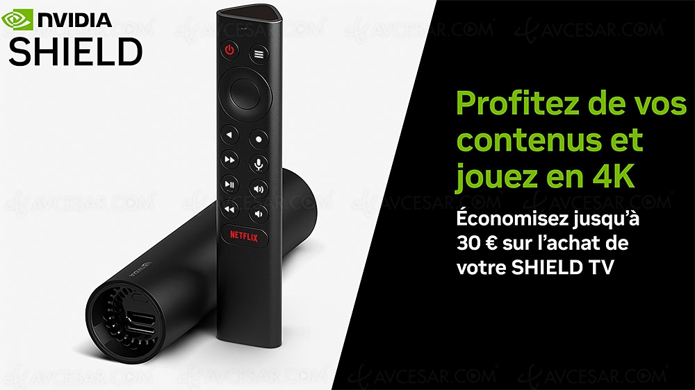 Box nVidia Shield&nbsp;TV à&nbsp;119&nbsp;€ soit &#8209;20% de&nbsp;remise
