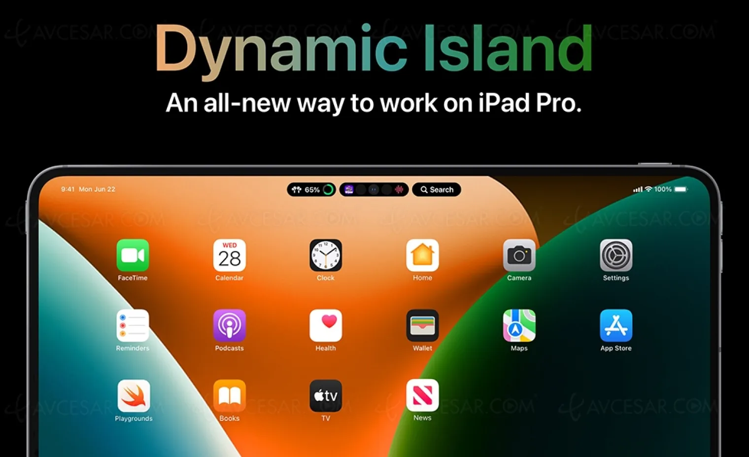 dynamic-island-de-l-iphone-14-pro-sur-ipad