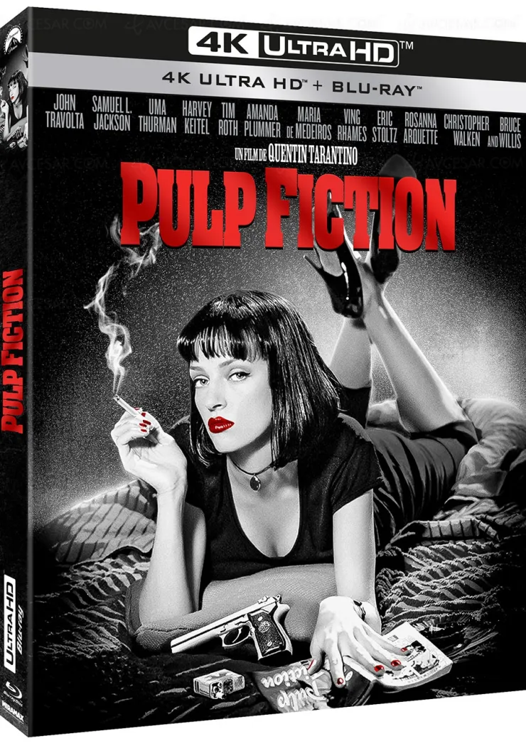 2 éditions Pulp Fiction 4K Ultra HD, royal (cheese) !