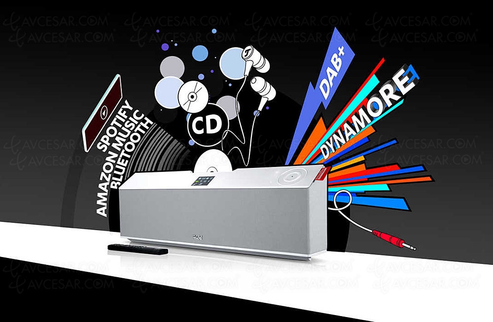 Teufel Musicstation, enceinte connectée +&nbsp;lecteur CD&nbsp;audio&nbsp;intégré