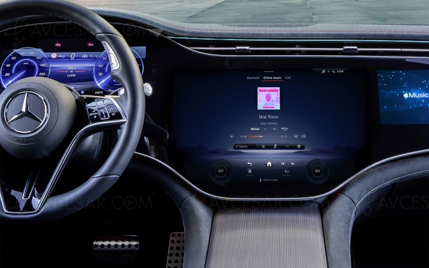 Audio spatial Apple Music sur Mercedes‑Benz