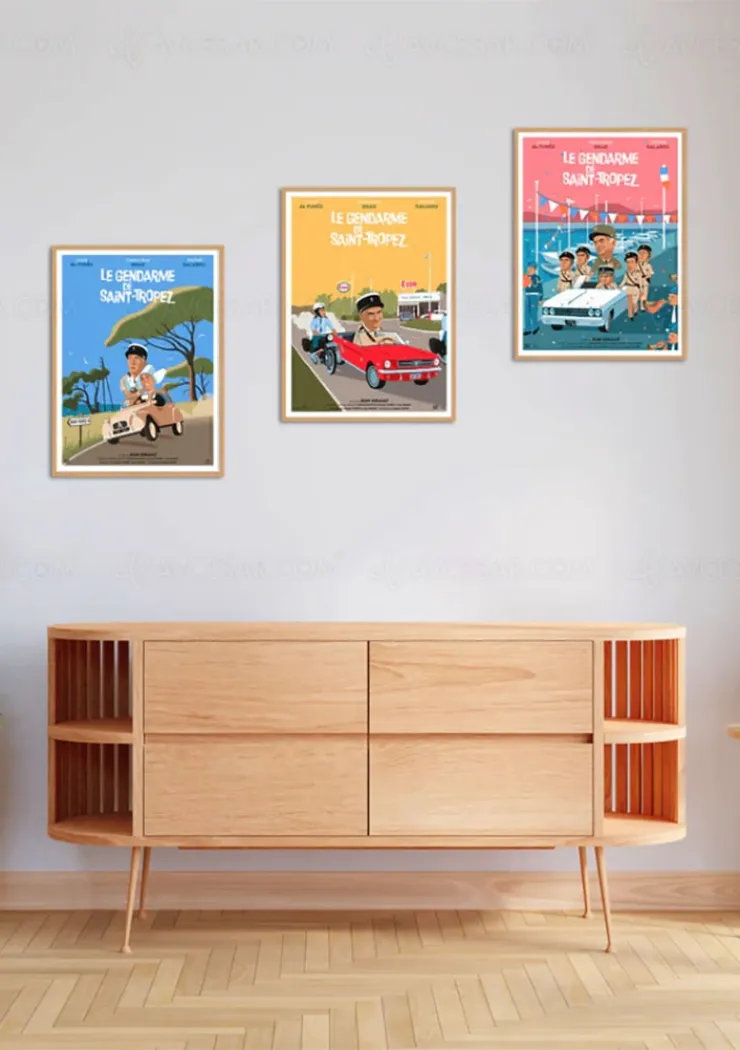 les-affiches-plakart-revisitent-le-gendarme-de-saint-tropez