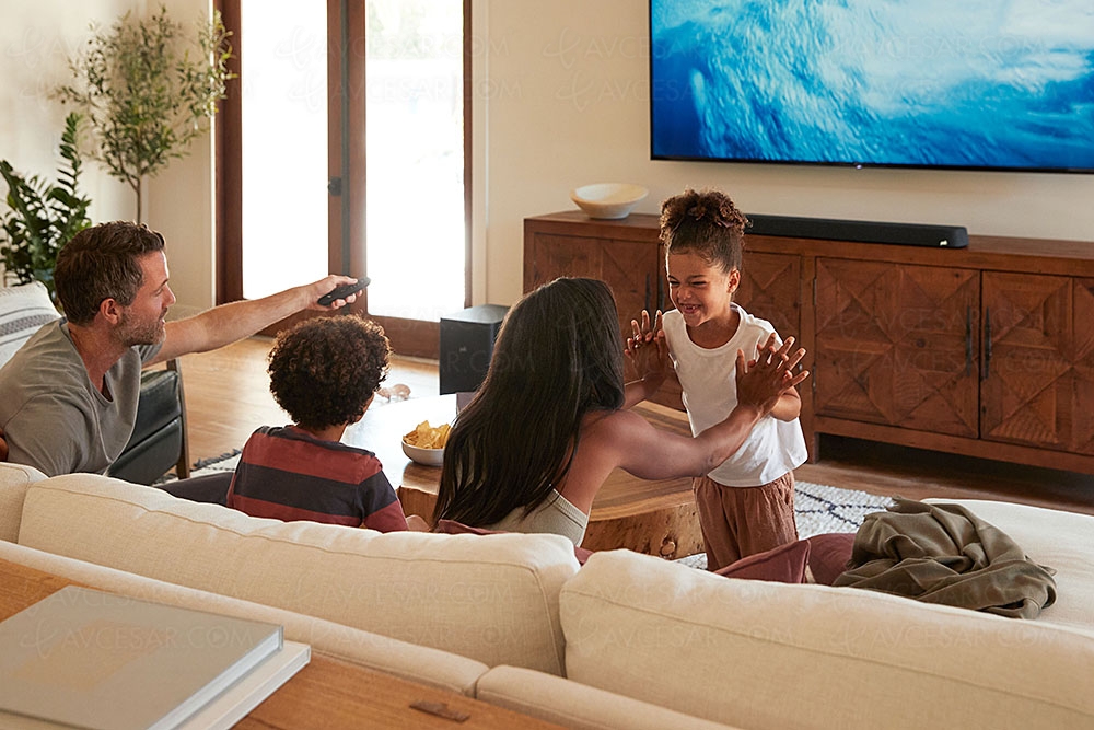 Polk Audio MagniFi Max&nbsp;AX, barre sonore&nbsp;3.1.2 Bluetooth, Wi‑Fi, Chromecast, Dolby&nbsp;Atmos et&nbsp;DTS:X