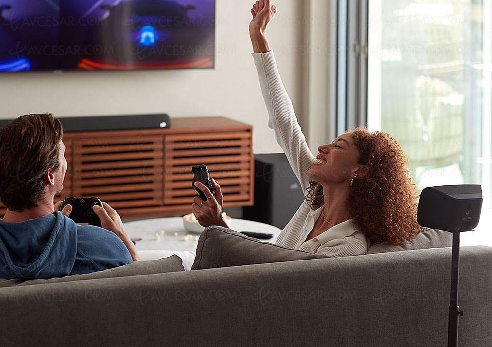 Polk Audio MagniFi Max AX&nbsp;SR, barre sonore 5.1.2 Bluetooth, Wi‑Fi, Chromecast, Dolby Atmos&nbsp;et&nbsp;DTS:X