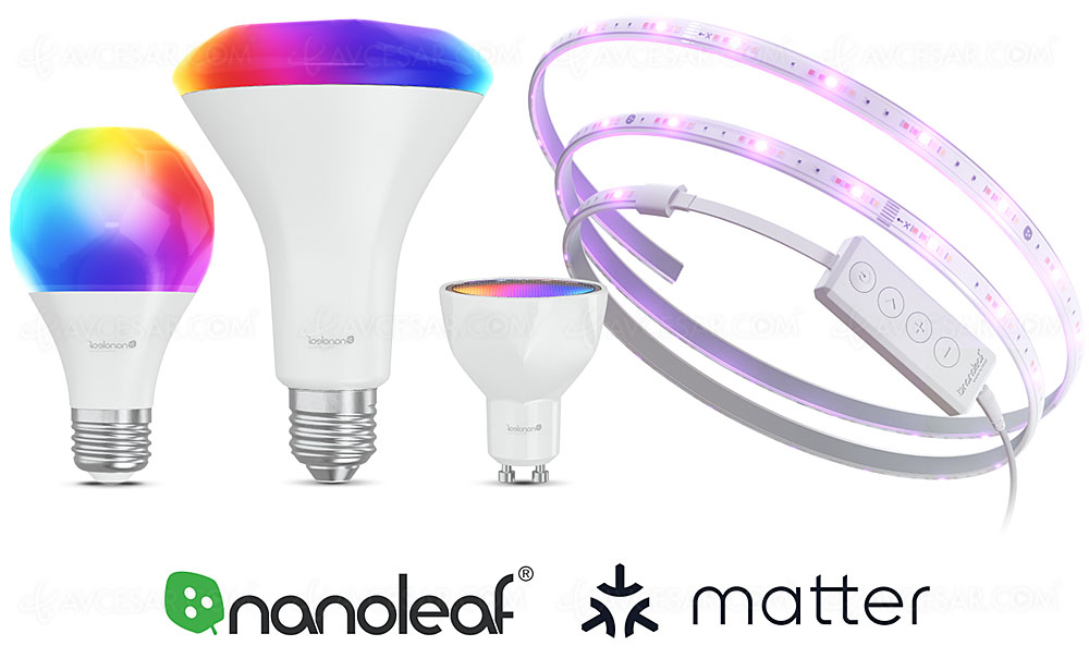 Nanoleaf : premiers éclairages compatibles Matter