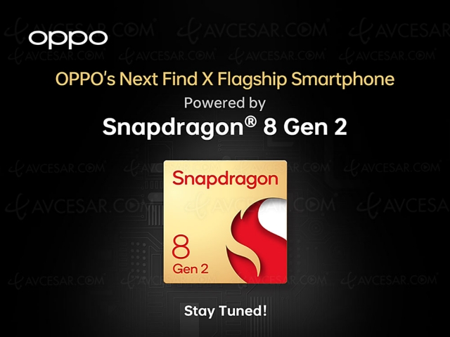 Prochain smartphone Oppo Find X, l’un des premiers équipés Snapdragon 8 Gen 2