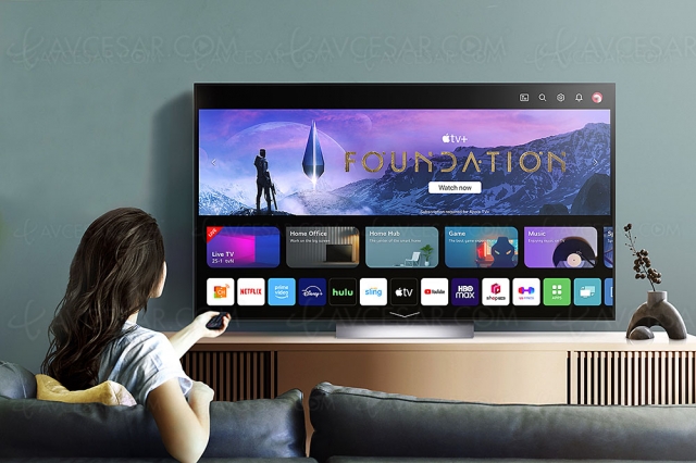CES 23 > Smart TV LG 2023 : nouvelle interface WebOS 23 et certification Matter