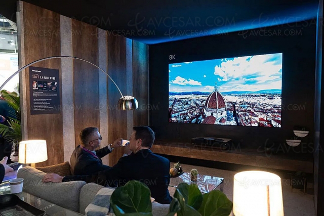 CES 23 > Laser TV 8K Hisense 120LX, mise à jour spécifications